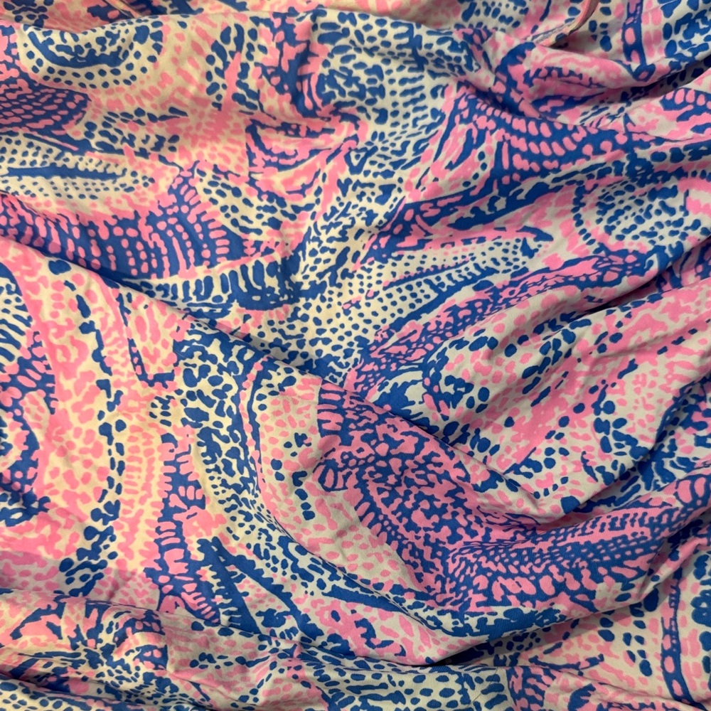 Lilly Pulitzer Coastal Blue Maybe Gator tankini - Picture 7 of 8